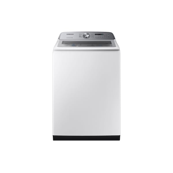 Samsung 5.0 cu. ft. Top Load Washer with Active WaterJet and Deep Fill in White - Energy Star Certified WA50R5200AW - main